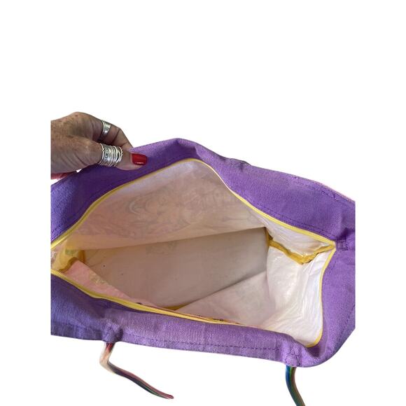 Anne Ormsby Quasby Beach Themed Tote Bag Hawaiian Shirt Novelty Canvas Large - Picture 8 of 12